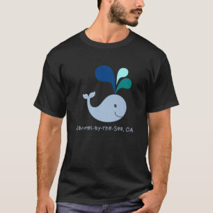 Carmel-by-the-Zee California Cute Whale Lover Cart T-shirt