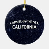 Carmel-by-the-Zee California Keramisch Ornament (Voorkant)