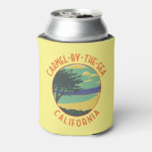 Carmel-by-the-Zee California Retro Distress Blikjeskoeler (Blikje Achterkant)