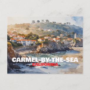 Carmel-by-the-Zee Californië Briefkaart