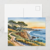 Carmel-by-the-Zee Californië Briefkaart (Voorkant / Achterkant)