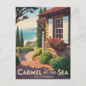 Carmel-by-the-Zee Californië Briefkaart (Voorkant)