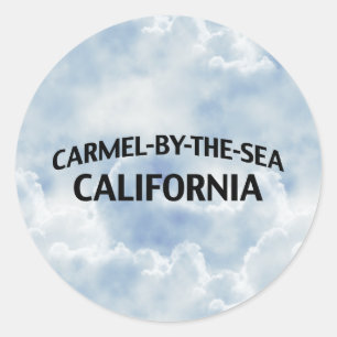 Carmel-by-the-Zee Californië Ronde Sticker