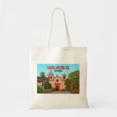 Carmel-by-the-Zee Mission Basilica California Tote Bag (Voorkant)