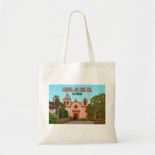 Carmel-by-the-Zee Mission Basilica California Tote Bag