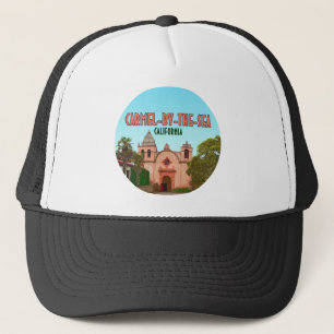 Carmel-by-the-Zee Mission Basilica California Trucker Pet