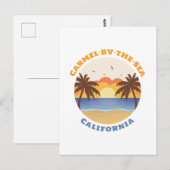 Carmel-by-the-Zee, Monterey County, Californië Briefkaart (Voorkant / Achterkant)