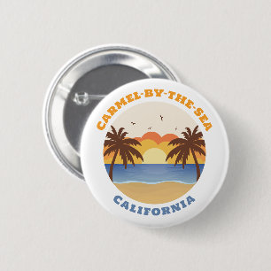 Carmel-by-the-Zee, Monterey County, Californië Ronde Button 5,7 Cm