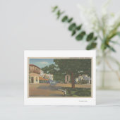 Carmel, CA - Business District Uitzicht of Downtow Briefkaart (Staand voorkant)