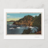 Carmel, CA - Rugged Coast on Point Lobos Briefkaart (Voorkant)