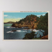 Carmel, CA - Rugged Coast on Point Lobos Poster (Voorkant)