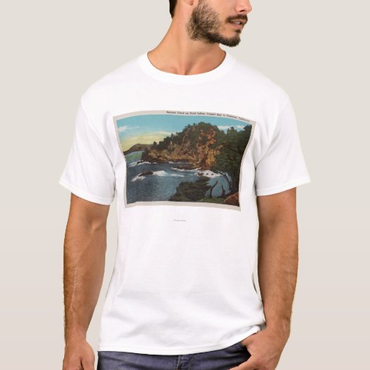 Carmel, CA - Rugged Coast on Point Lobos T-shirt (Voorkant)