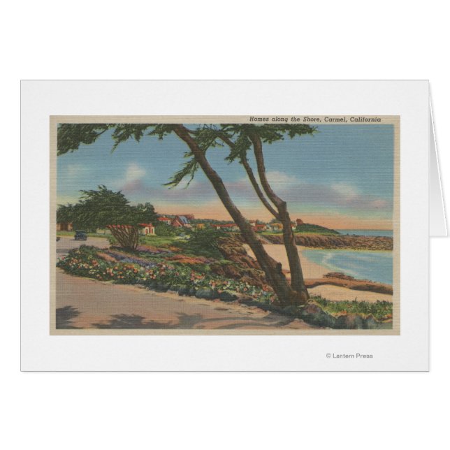 Carmel, CA - Startpunten langs het Uitzicht van de (Voorkant Horizontaal)