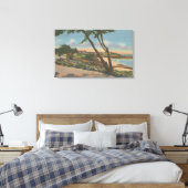 Carmel, CA - Startpunten langs het Uitzicht van de Canvas Afdruk (Insitu (Slaapkamer))