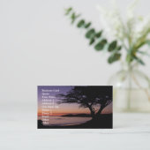 Carmel, CA Sunset Visitekaartje (Staand voorkant)