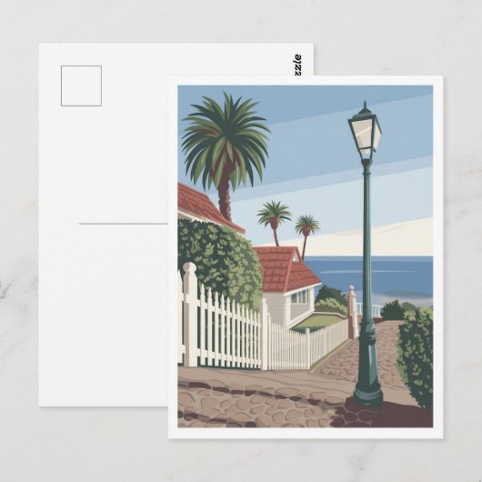 Carmel, CA - Thuis langs de kust Briefkaart (Voorkant / Achterkant)