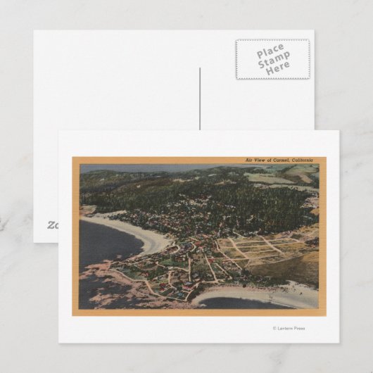 Carmel, California Air ViewCarmel, CA Briefkaart (Voorkant / Achterkant)