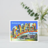 Carmel, California  Big Letters Briefkaart (Staand voorkant)