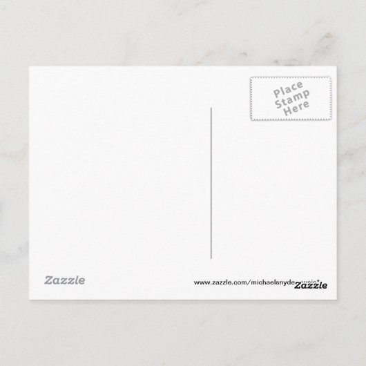 Carmel California Briefkaart (Achterkant)