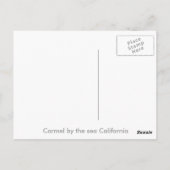 Carmel California Briefkaart (Achterkant)