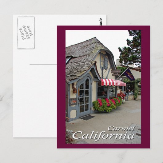 Carmel California Briefkaart (Voorkant / Achterkant)