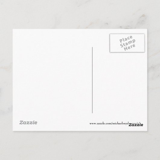 Carmel California Briefkaart (Achterkant)