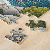 Carmel California Reizen Legpuzzel (Zijkant)