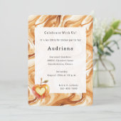 Carmel Cream Heart Apple Caramel Birthday  Kaart (Staand voorkant)