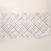 Carmel Cream Strandlaken (Voorkant)