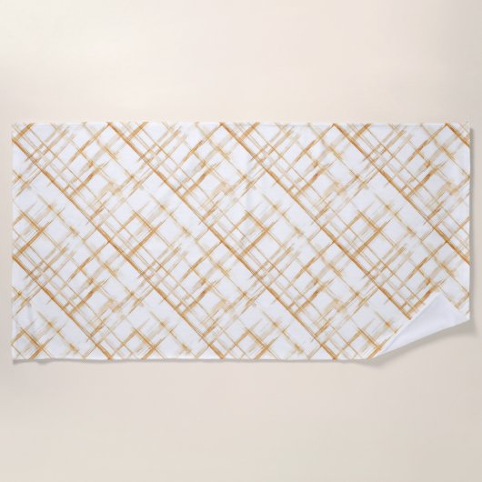 Carmel Cream Strandlaken (Voorkant)