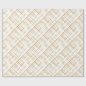 Carmel Cream Verjaardag Cadeaupapier (Vlak)