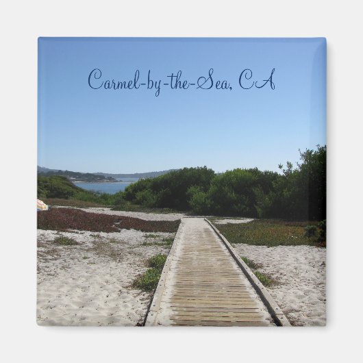 Carmel-door-het-Zee, CA - weg aan Oceaan Magneet (Voorkant)