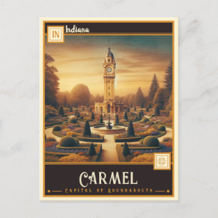 Carmel, Indiana    Briefkaart