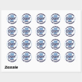Carmel, Indiana Ronde Sticker (Vel)