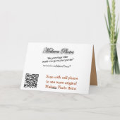 Carmel longhorn-past om het even welke gelegenheid kaart (Achterkant)