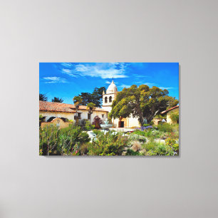 CARMEL MISSIE BASILIEK Canvas Kunst