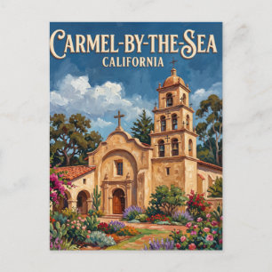 Carmel Mission Californië Briefkaart