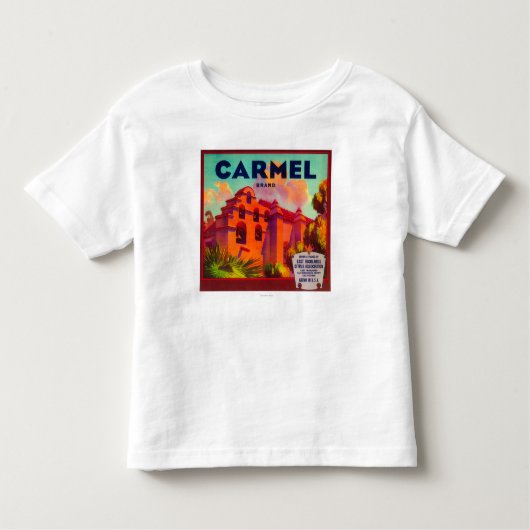 Carmel Oranje LabelEast Highlands, CA Kinder Shirts (Voorkant)