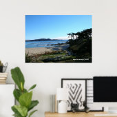 Carmel River Beach Poster (Thuiskantoor)