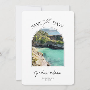 Carmel Save the Date Carmel California Wedding Kaart