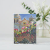 Carmel Spain Mission California Garden Briefkaart (Staand voorkant)