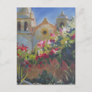 Carmel Spain Mission California Garden Briefkaart