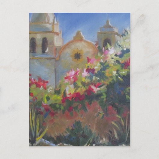 Carmel Spain Mission California Garden Briefkaart (Voorkant)