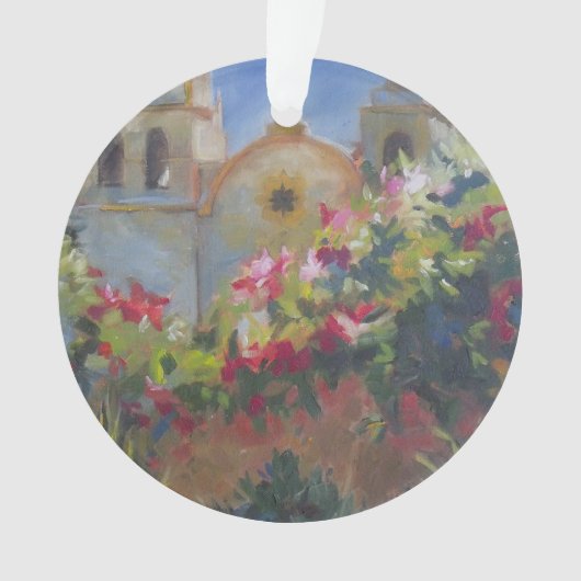 Carmel Spain Mission California Garden Ornament (voorkant)