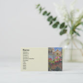 Carmel Spain Mission California Garden Visitekaartje (Staand voorkant)