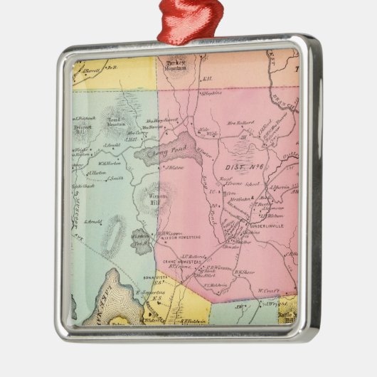 Carmel, stad metalen ornament (Links)