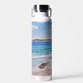 Carmel Strand Uitzicht Waterfles (Voorkant)