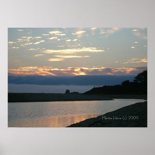 Carmel Sunset 10 Print - Selecteer uw Lijst (Voorkant)