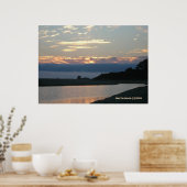 Carmel Sunset en Marine Layer Poster (Keuken)