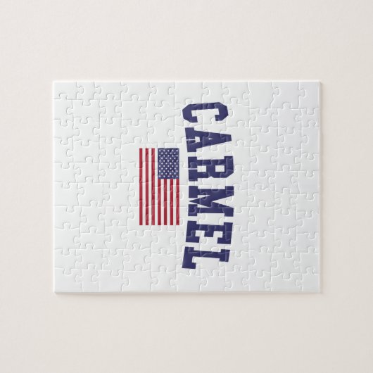 Carmel US Flag Legpuzzel (Horizontaal)